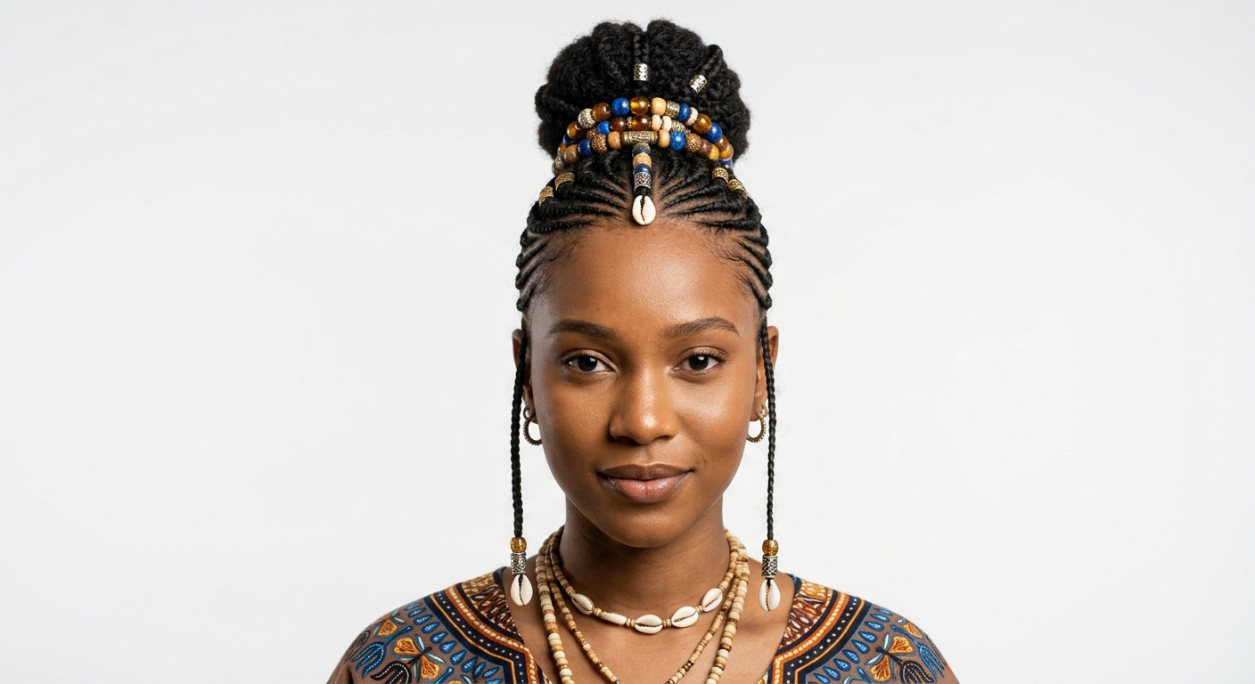 Fulani braids style