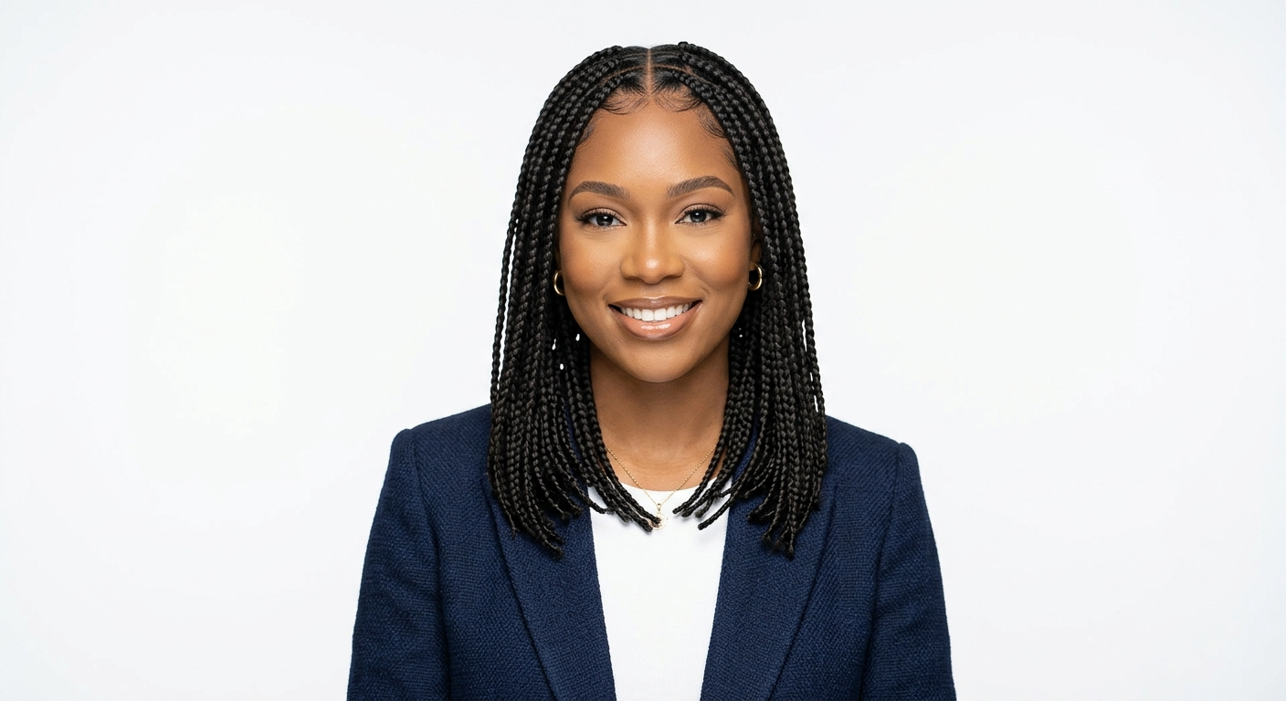 Knotless braids hairstyle