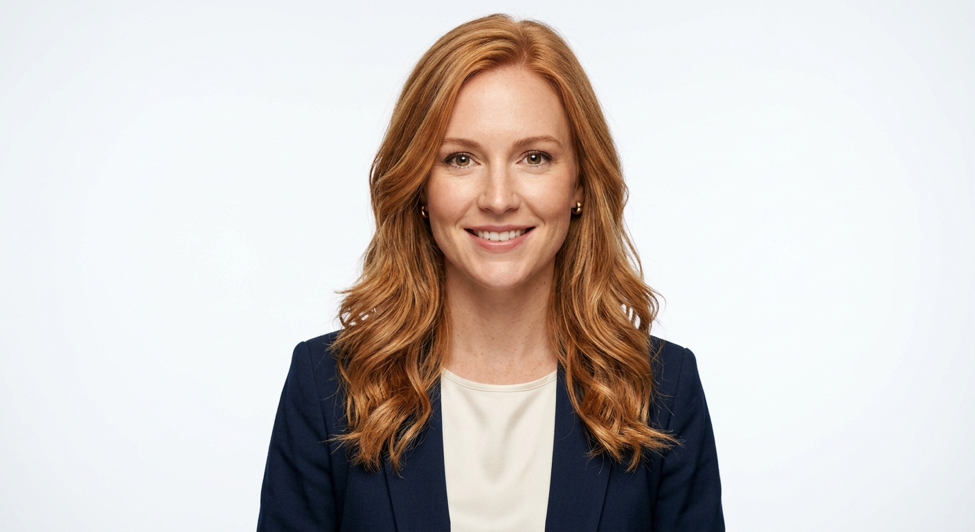 Strawberry blonde hair